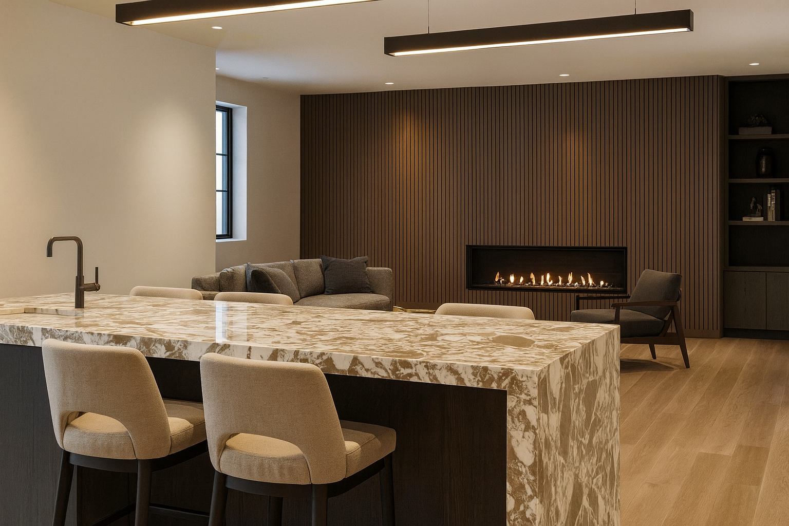 CARAMEL WHITE – MARBLE