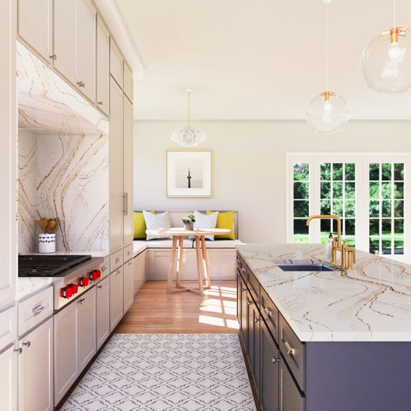 Buy Cambria Clovelly™ Quartz Sample from ExpressKBF - 91086148