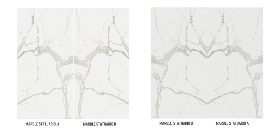 MARBLE STATUARIO B – PORCELAIN