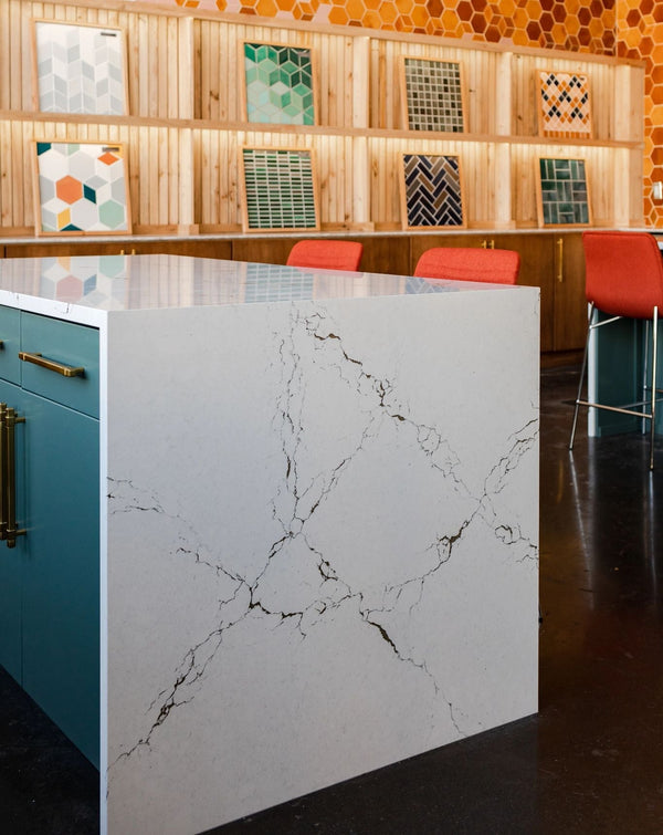 Buy Cambria Berkshire Brass Sculpted™ Quartz Sample from ExpressKBF - 59461178