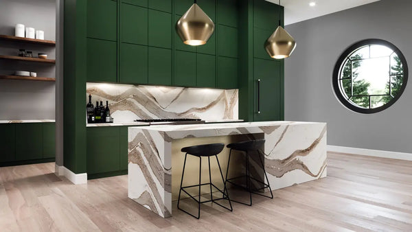 Buy Cambria Brittanicca Gold Cool™ Quartz Sample from ExpressKBF - 28801780