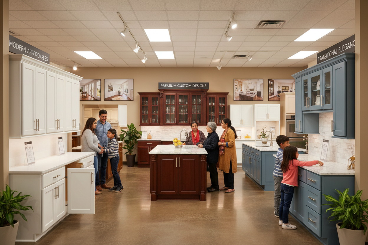 Why Families Choose Express. What sets us apart from other cabinet showrooms. From budget-friendly to luxury, find the perfect cabinets for your style and budget